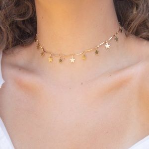 En Route Jewelry Golden Star Choker
